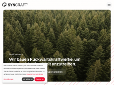 Screenshot der Domain syncraft.de