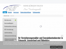 Screenshot der Domain tauch-versicherungen.de