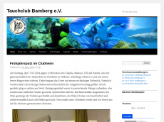 Screenshot der Domain tauchclub-bamberg.de