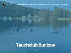 Screenshot der Domain tauchclub-buckow.de