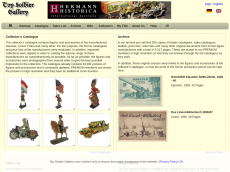 Screenshot der Domain toy-soldier-gallery.de