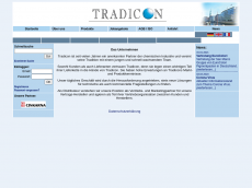 Screenshot der Domain tradicon.de