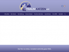 Screenshot der Domain traumkatzen.de