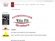 Screenshot der Domain vitafit-mutlangen.de