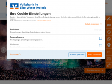 Screenshot der Domain volksbankeg.de