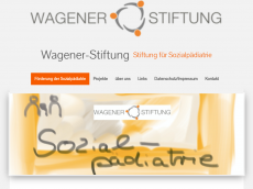 Screenshot der Domain wagener-stiftung.de