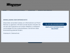 Screenshot der Domain wagener-technik.de