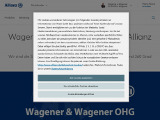 Screenshot der Domain wagener-wagener.de