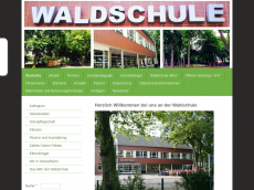 Screenshot der Domain waldschule-schwafheim.de