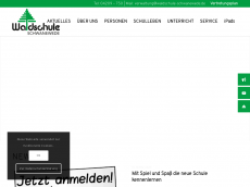 Screenshot der Domain waldschule-schwanewede.de