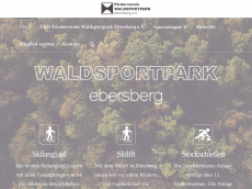 Screenshot der Domain waldsportpark-ebersberg.de