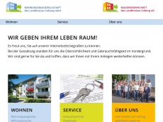 Screenshot der Domain wbg-coburg.de