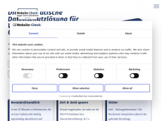 Screenshot der Domain website-check.de