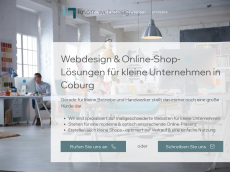 Screenshot der Domain website-coburg.de