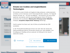 Screenshot der Domain wegener-bosch-service.de