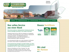 Screenshot der Domain wehrenberg.de