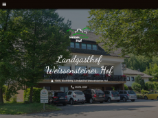 Screenshot der Domain weissensteinerhof.de