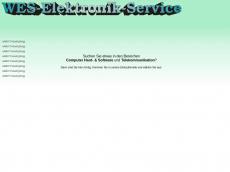 Screenshot der Domain wes-elektronik-service.de