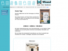 Screenshot der Domain winand-fenster.de
