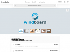 Screenshot der Domain windboard.com