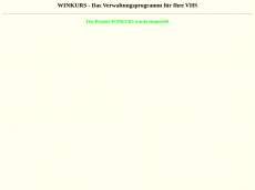 Screenshot der Domain winkurs.de