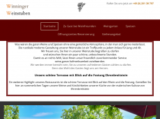 Screenshot der Domain winninger-weinstuben.de