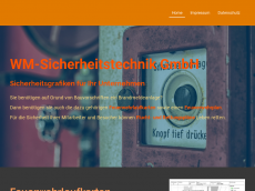 Screenshot der Domain wm-sicherheitstechnik.de