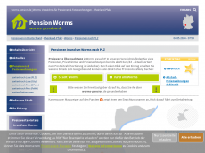 Screenshot der Domain worms-pension.de