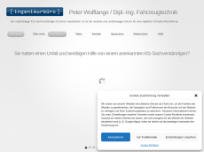 Screenshot der Domain wulftange.de