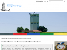 Screenshot der Domain wzv-baumgartner-gruppe.de
