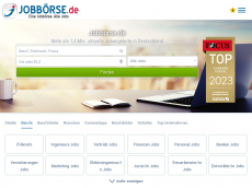 Screenshot der Domain xn--jobbrse-d1a.de