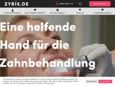 Screenshot der Domain zyris.de