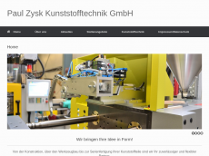 Screenshot der Domain zysk-kunststofftechnik.de