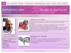 Screenshot von zytologie-majchrowski.de