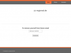 Screenshot der Domain zz-regional.de