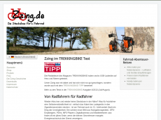 Screenshot der Domain zzing.de