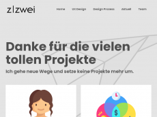 Screenshot der Domain zzwei.de