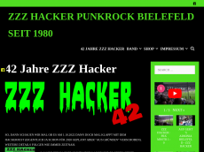 Screenshot der Domain zzzhacker.de